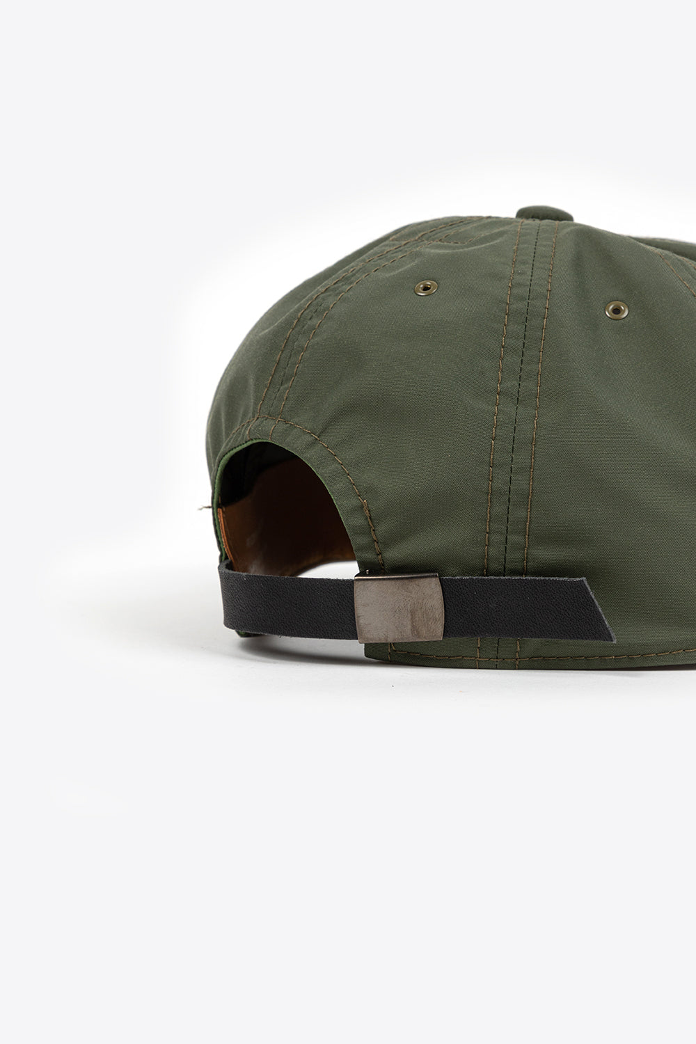 Poten Baseball Cap Olive Nylon Water Reppellent