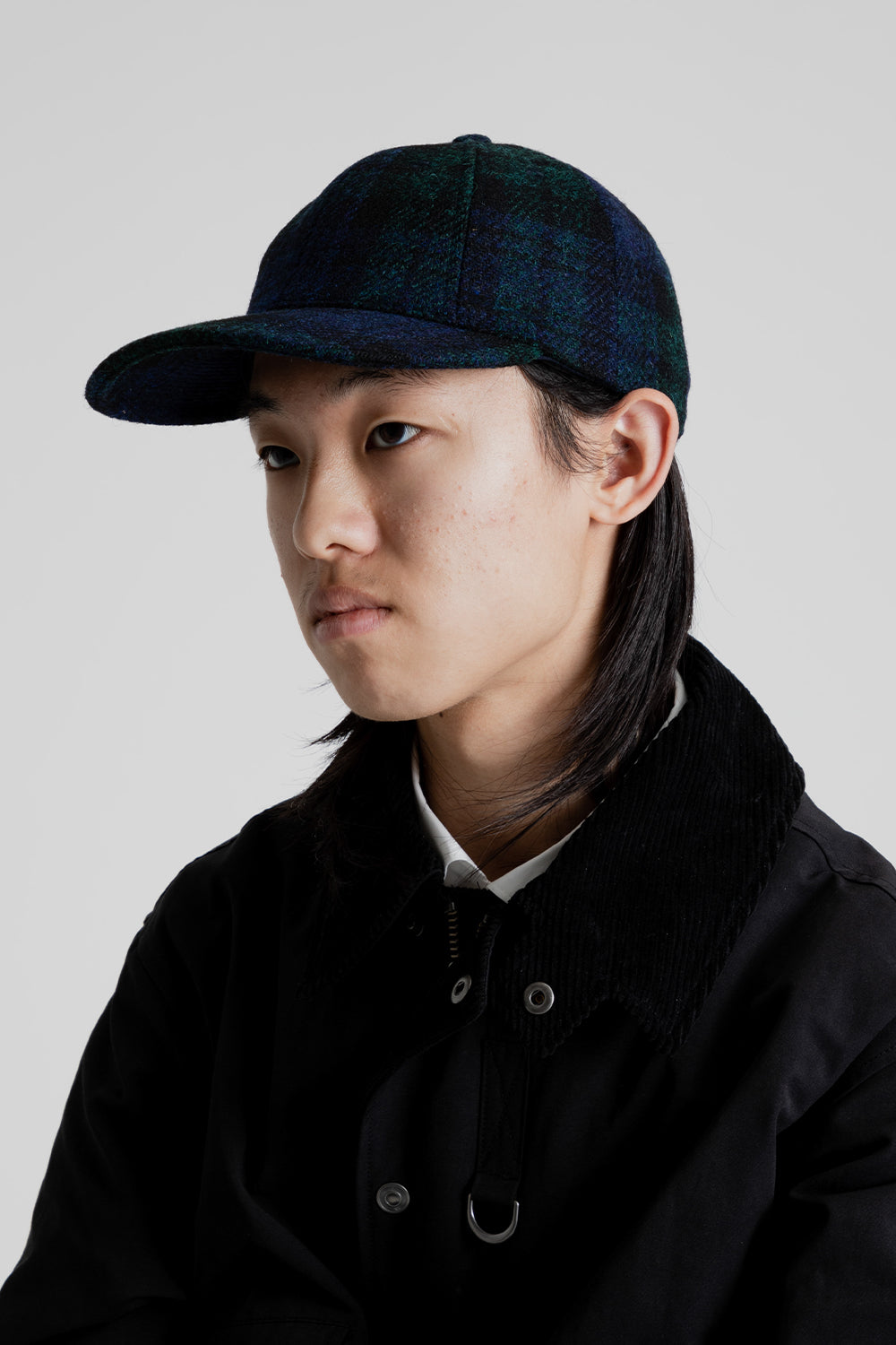 Poten Tweed Cap in Black Watch | Wallace Mercantile Shop