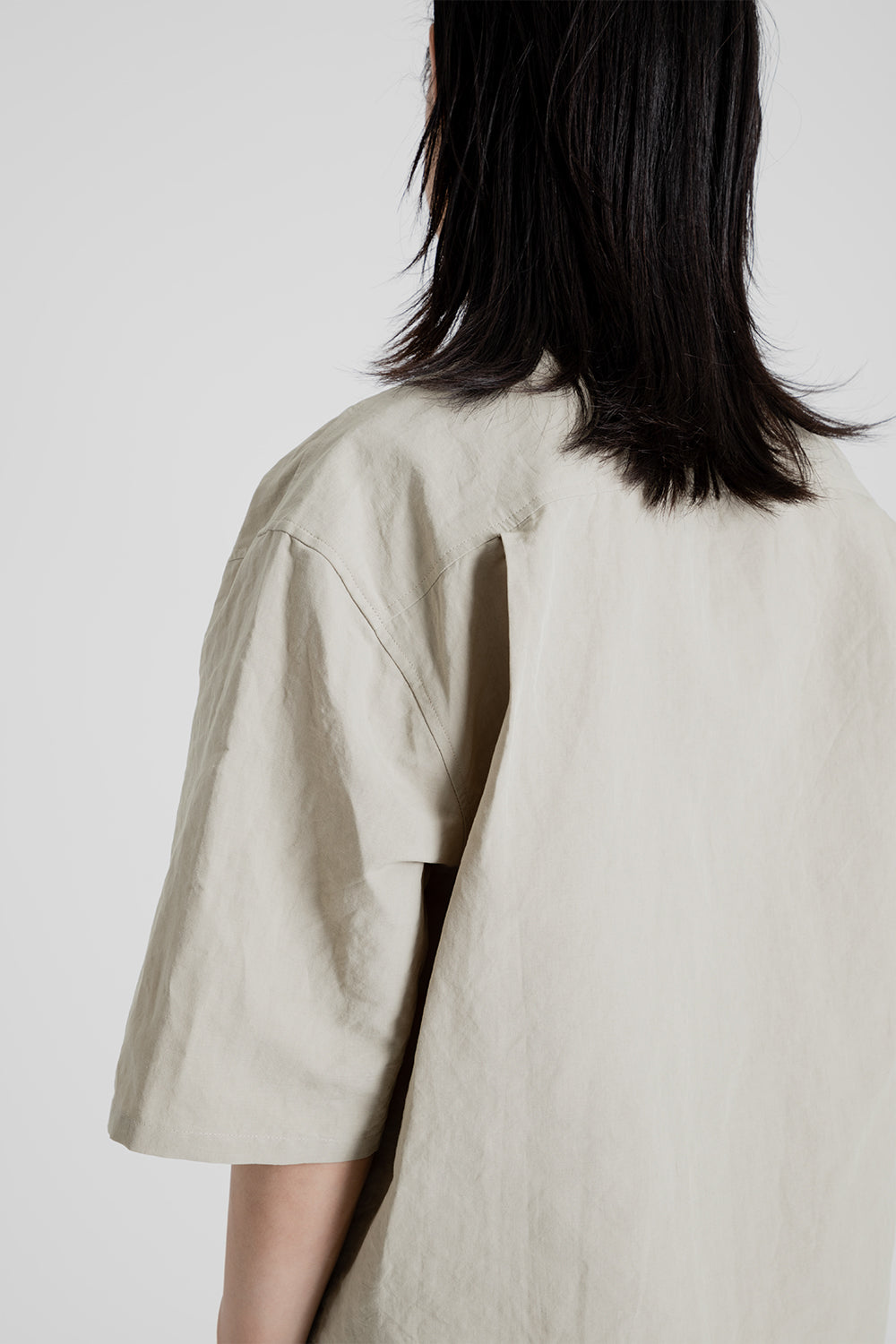 S.K Manor Hill Aloha Shirt in Beige Linen