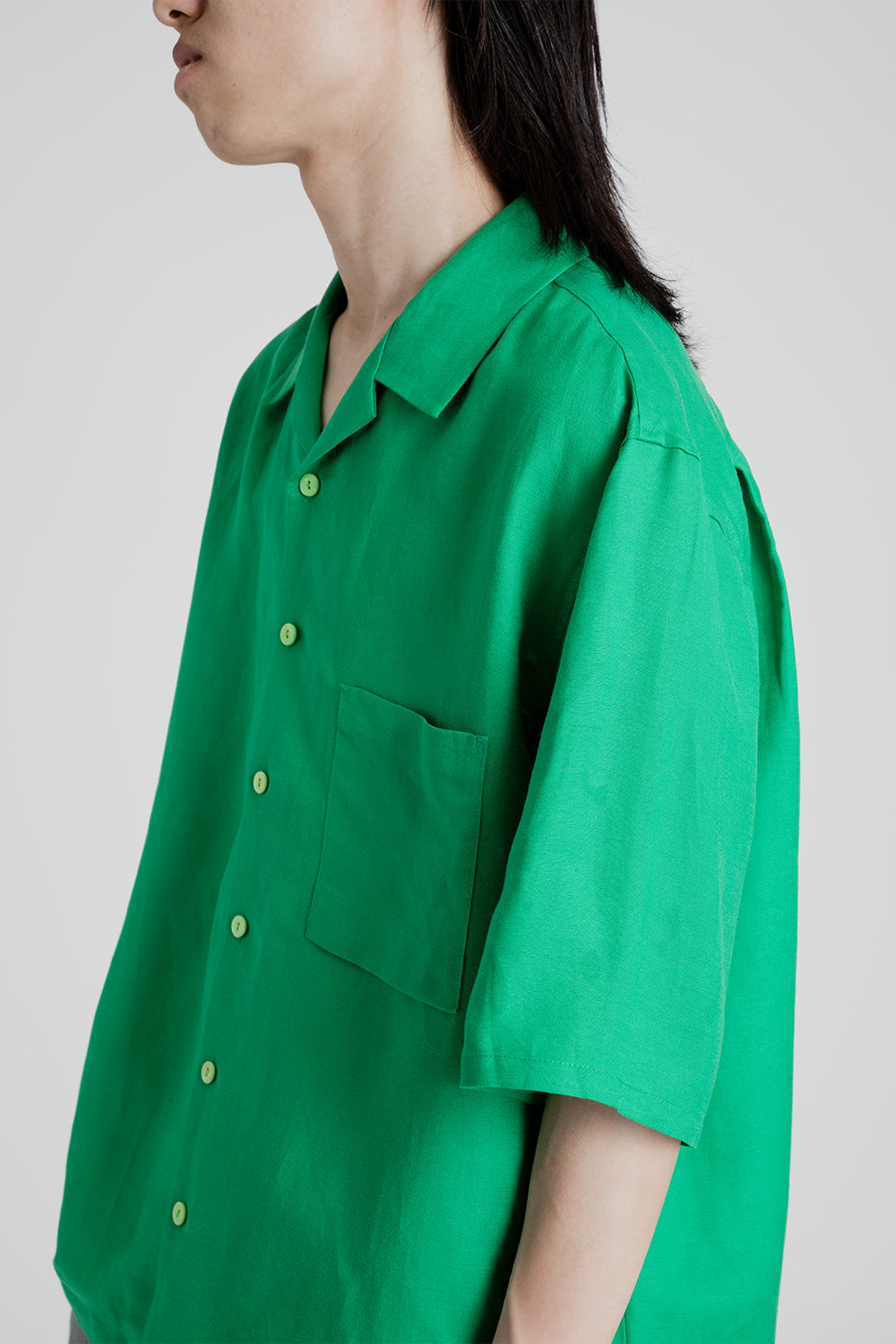 S.K Manor Hill Aloha Shirt in Kelly Green