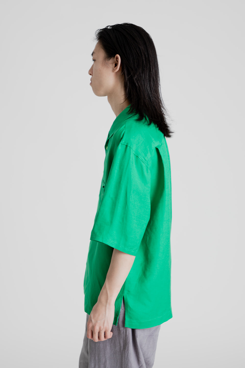 S.K Manor Hill Aloha Shirt in Kelly Green