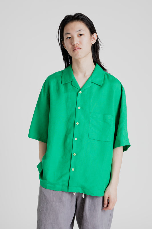 S.K Manor Hill Aloha Shirt in Kelly Green