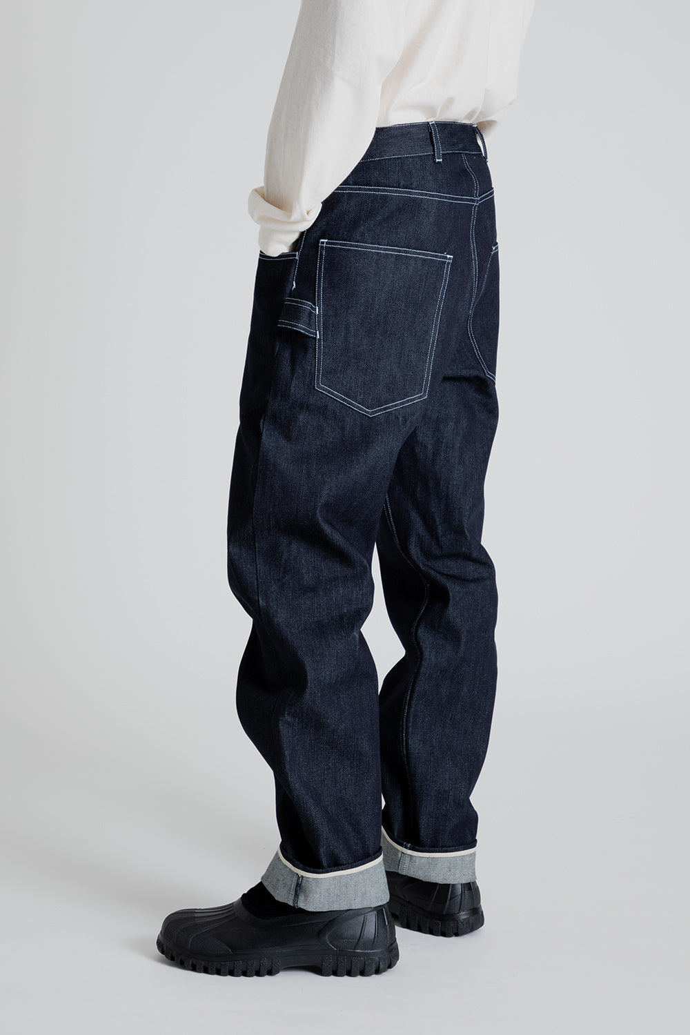 S.K. Manor Hill Mason Pant Mason Pant in Indigo Cone Denim