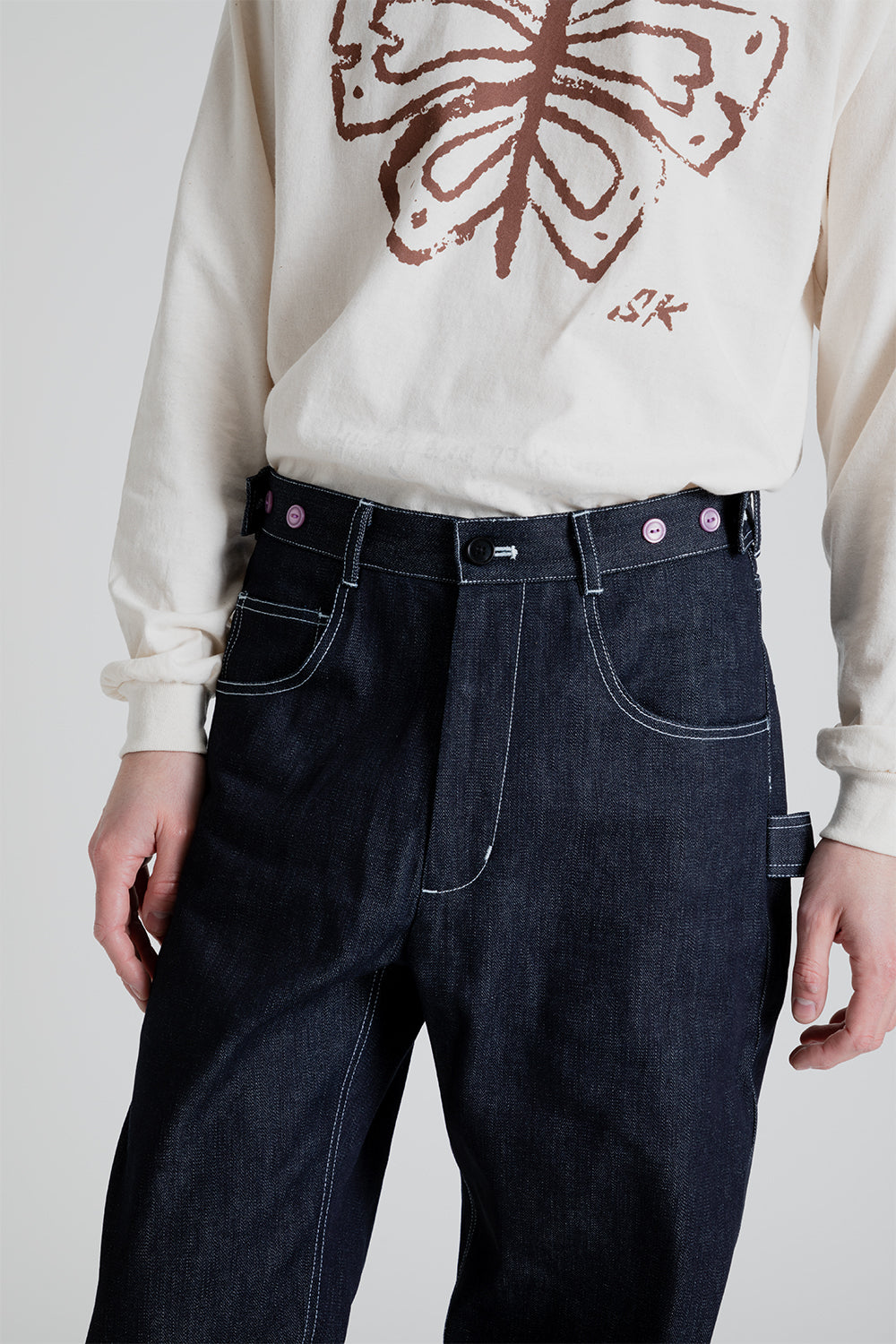S.K. Manor Hill Mason Pant Mason Pant in Indigo Cone Denim