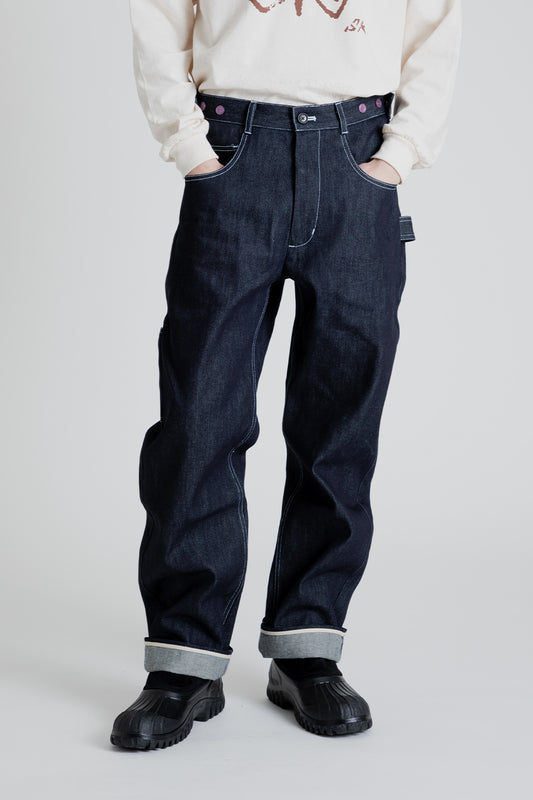 S.K. Manor Hill Mason Pant Mason Pant in Indigo Cone Denim