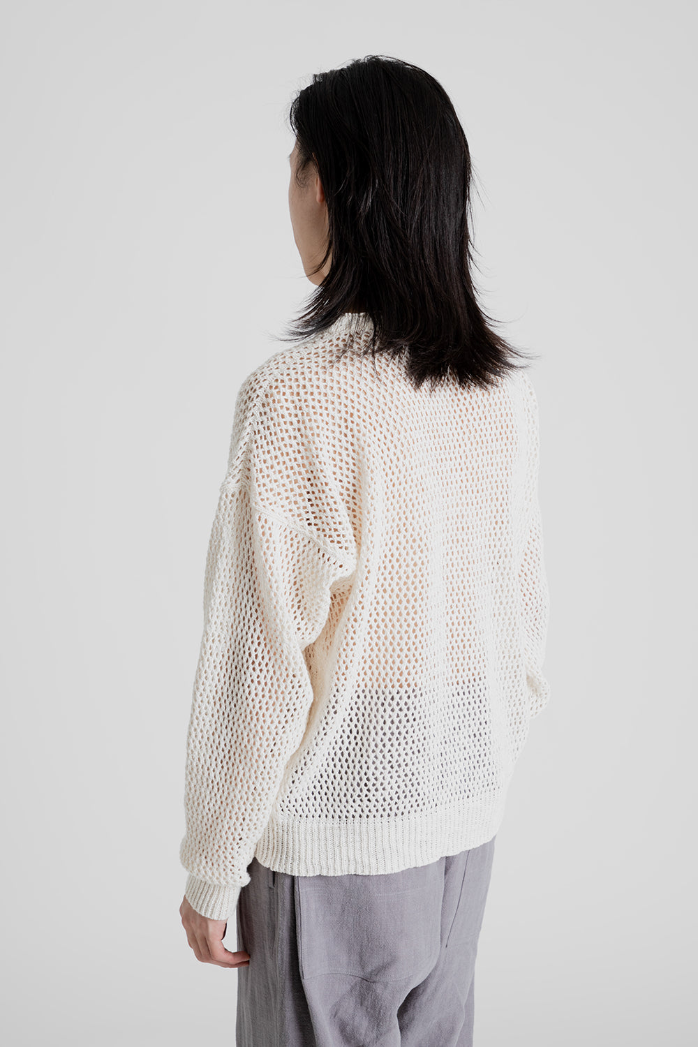 Open Knit Sweater - Natural - Wallace Mercantile Shop