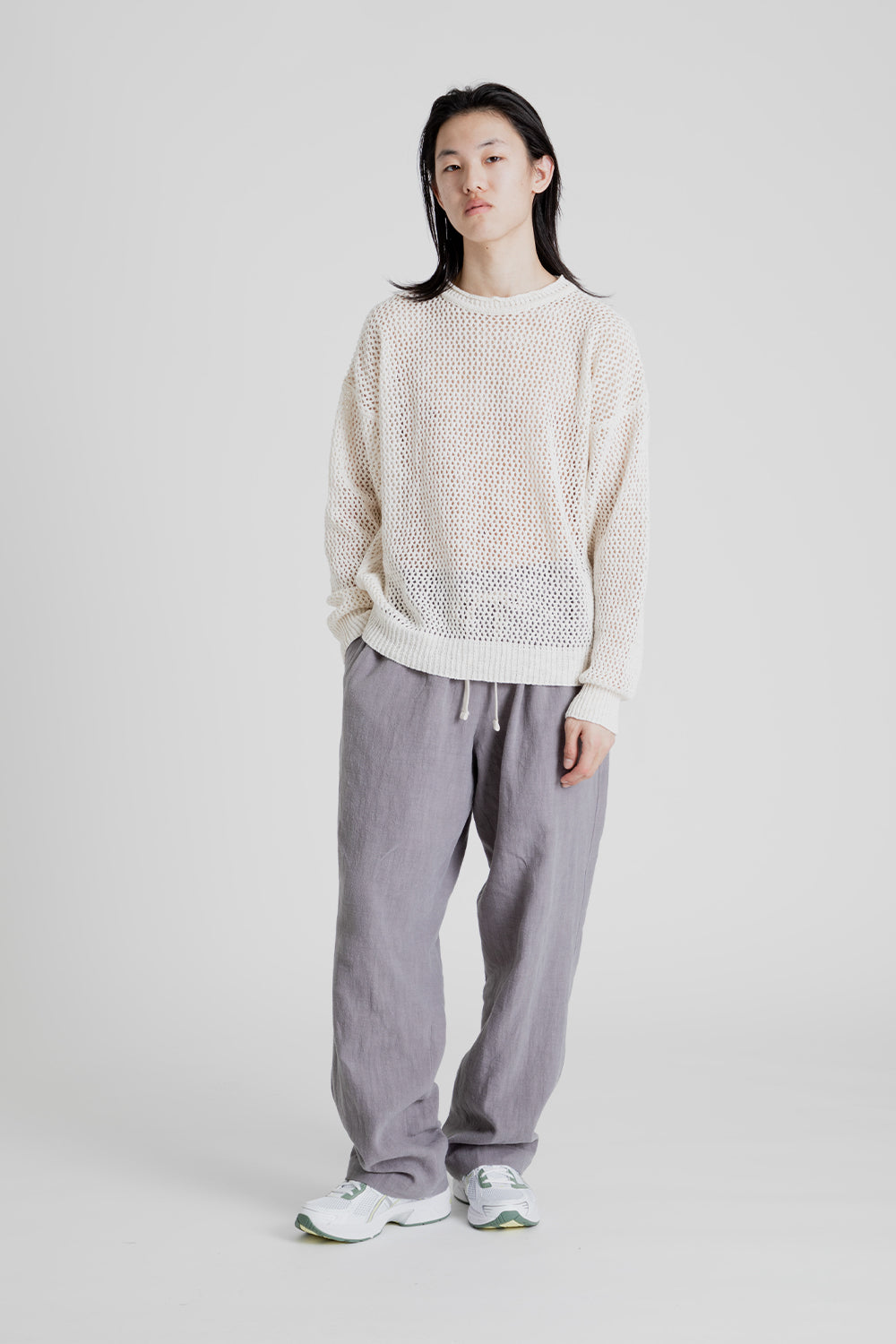 Open Knit Sweater - Natural - Wallace Mercantile Shop