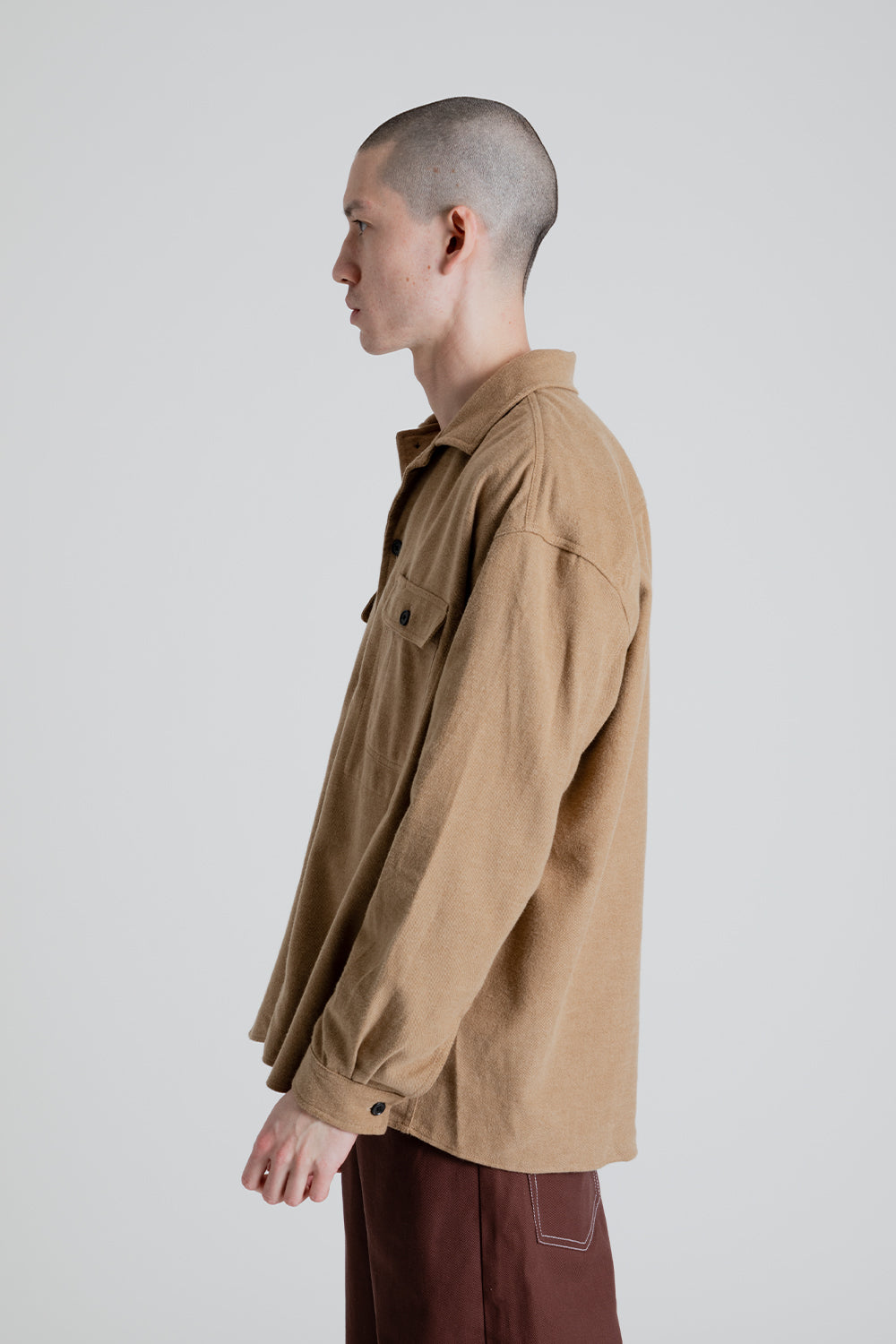 S.K. Manor Hill Park Shirt in Earth Cotton Flannel