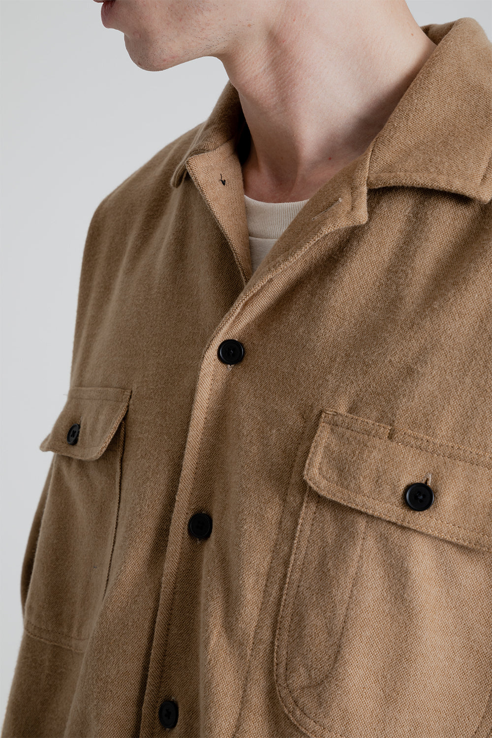 S.K. Manor Hill Park Shirt in Earth Cotton Flannel