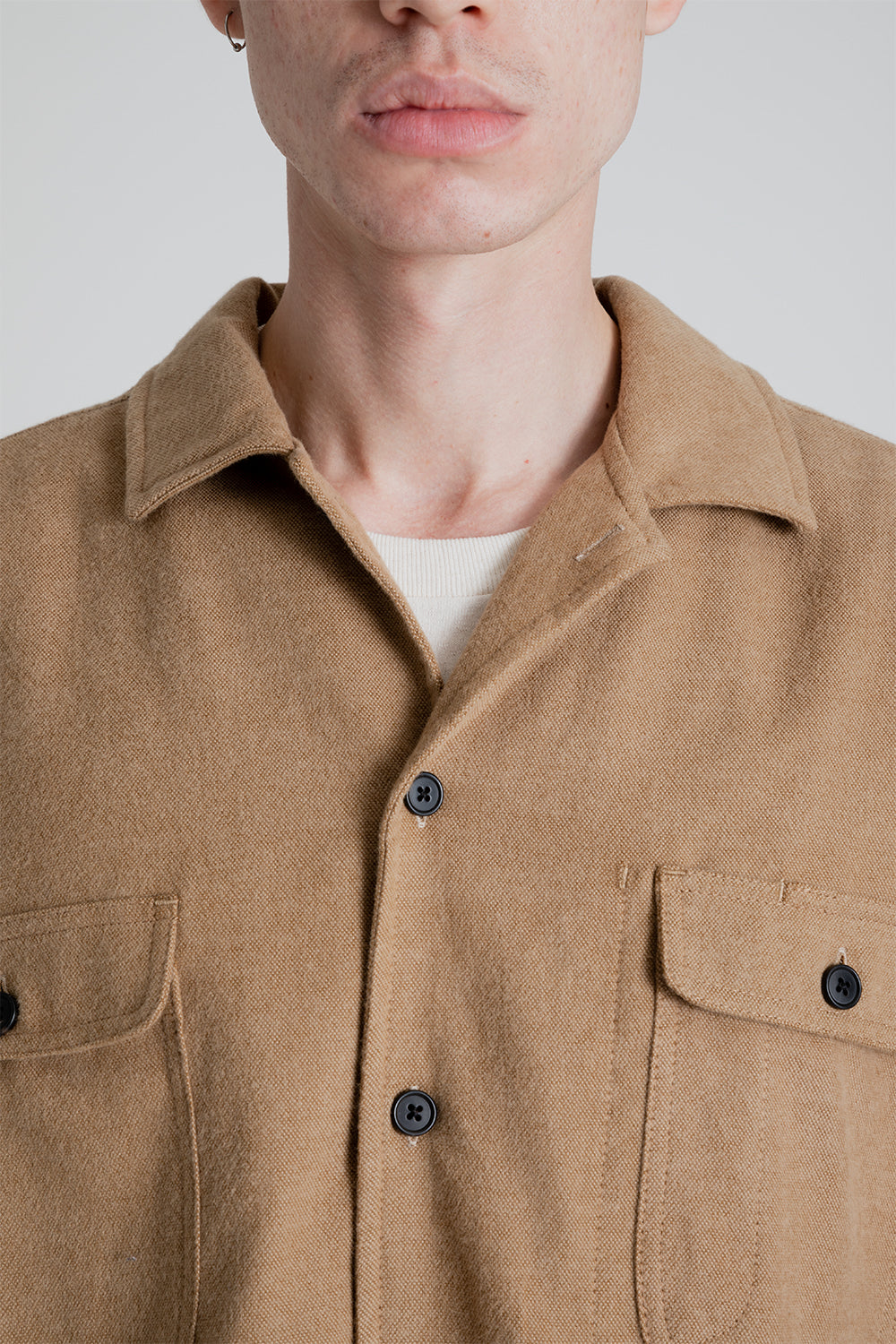 S.K. Manor Hill Park Shirt in Earth Cotton Flannel