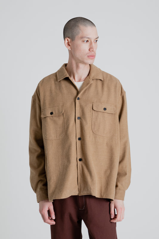 S.K. Manor Hill Park Shirt in Earth Cotton Flannel
