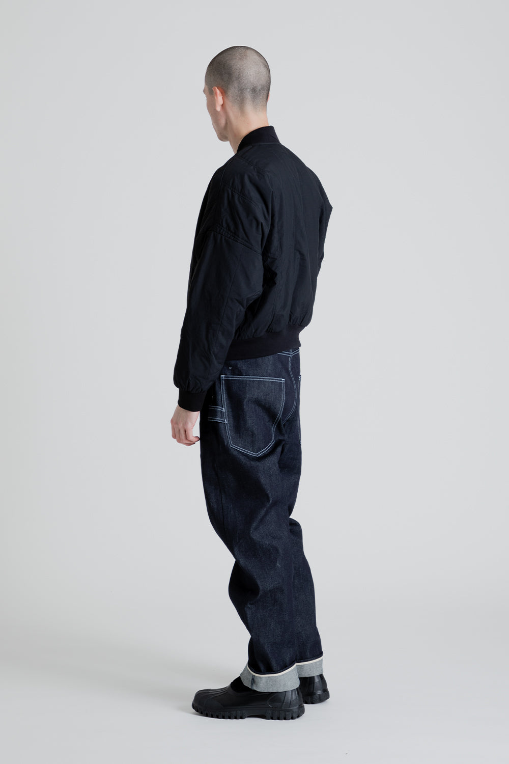 S.K. Manor Hill Reversible Bomber Jacket in Black
