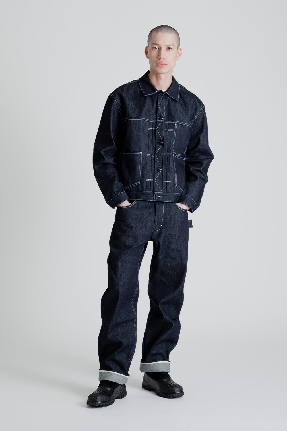 S.K. Manor Hill Type 100 Jacket 12.75 oz Cone Denim in Indigo