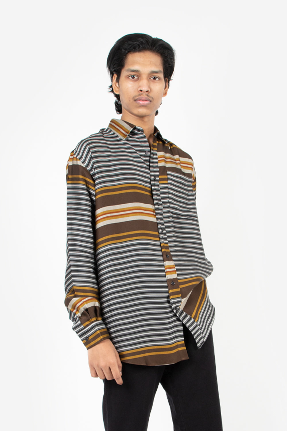 schnayderman's liquid stripes non binary shirt