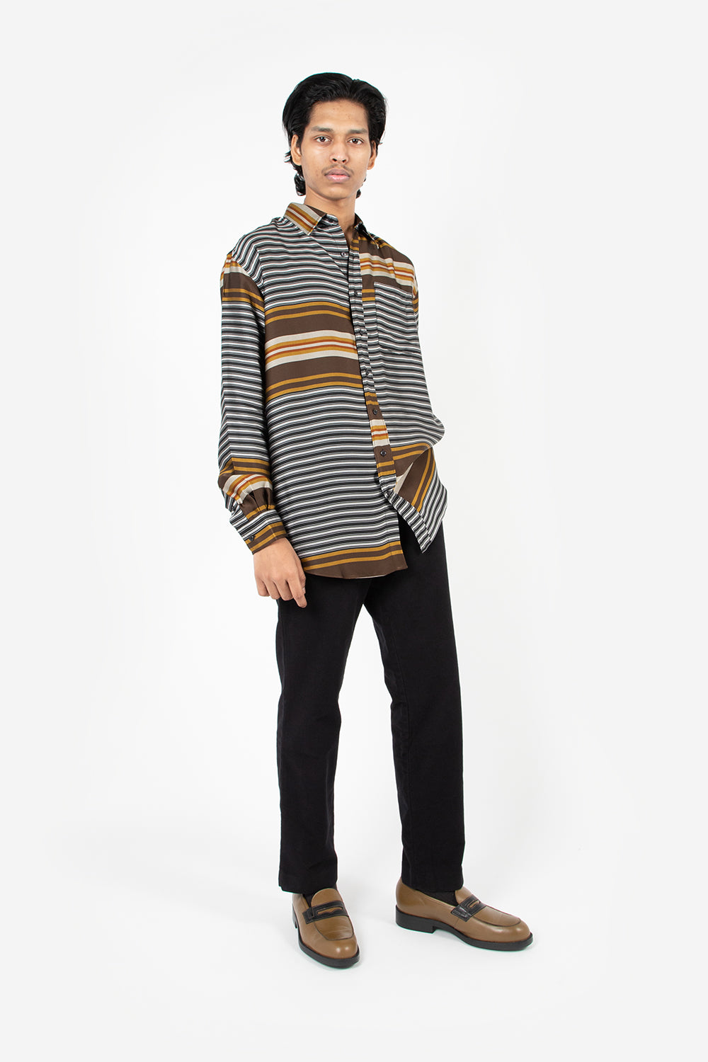schnayderman's liquid stripes non binary shirt