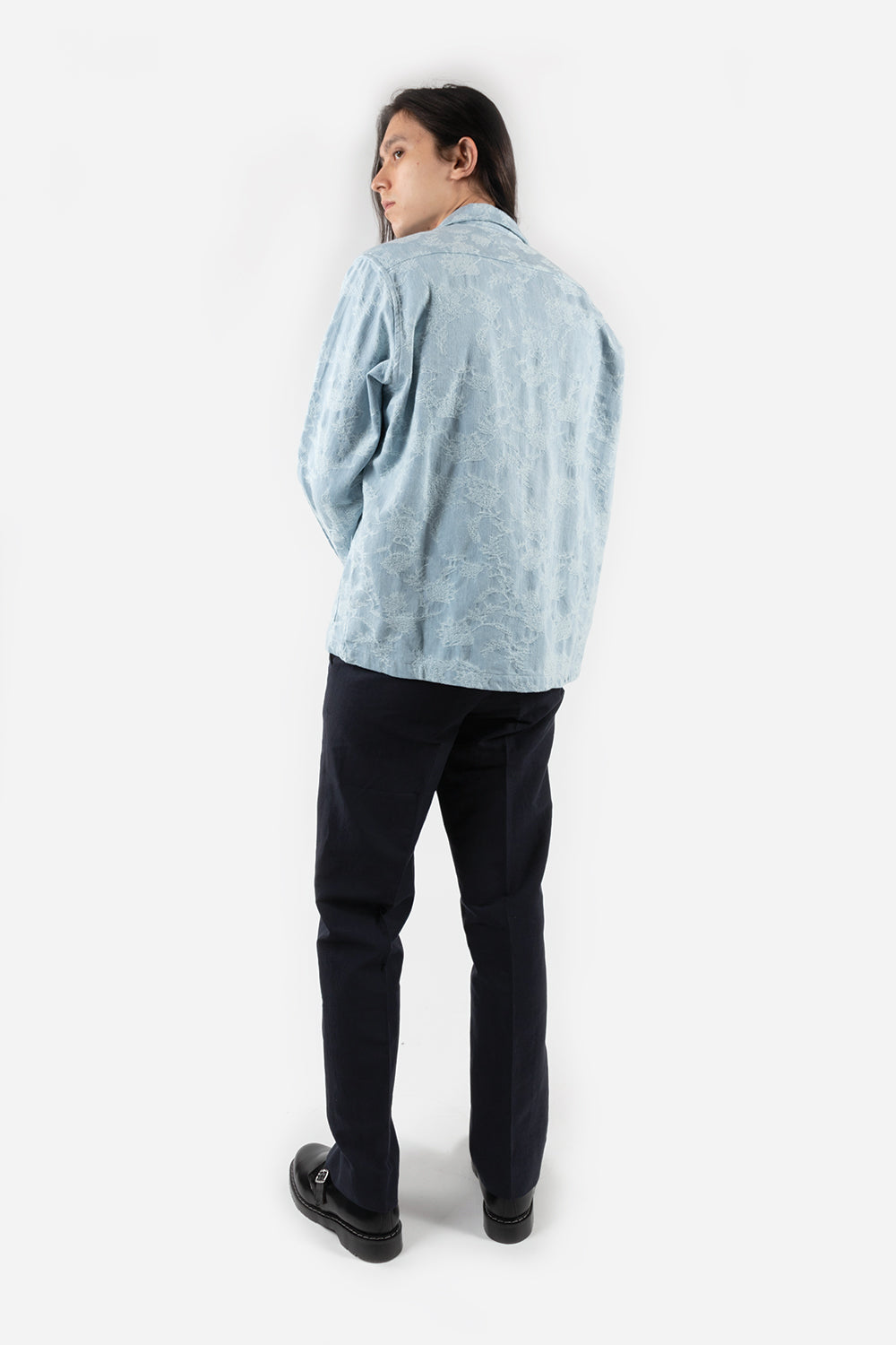 Schnaydermans-overshirt-boxy-denim-jacquard-bleached-blue