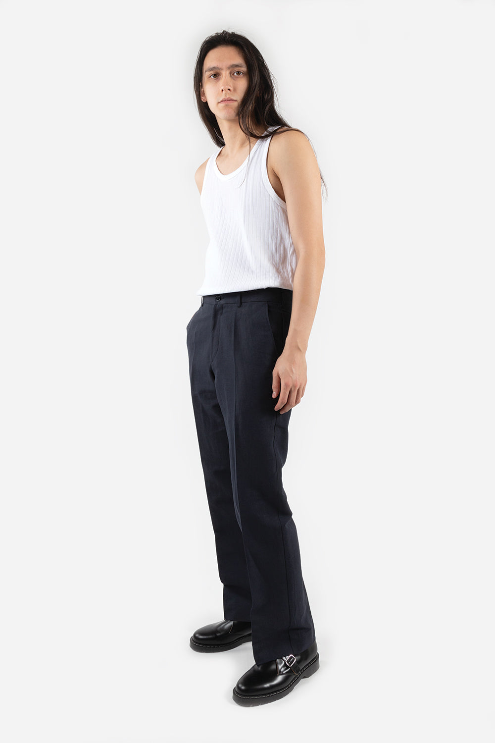 Schnaydermans-tailored-trousers-cotton-linen-wide-dark-navy