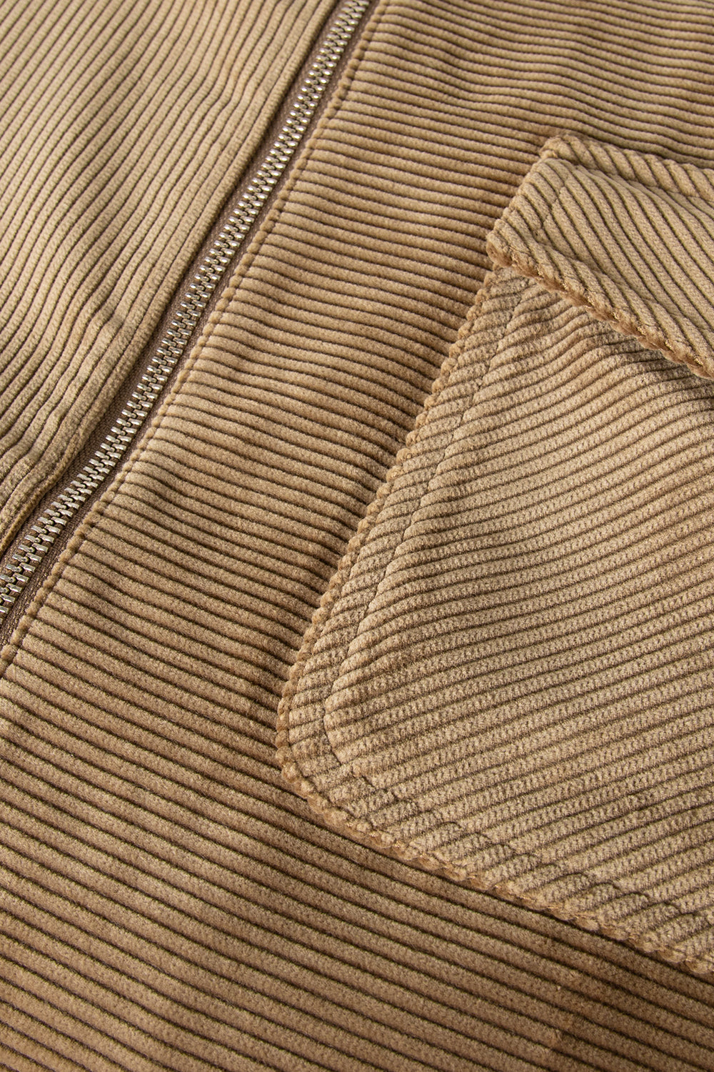 schnayderman's zip cord shirt camel