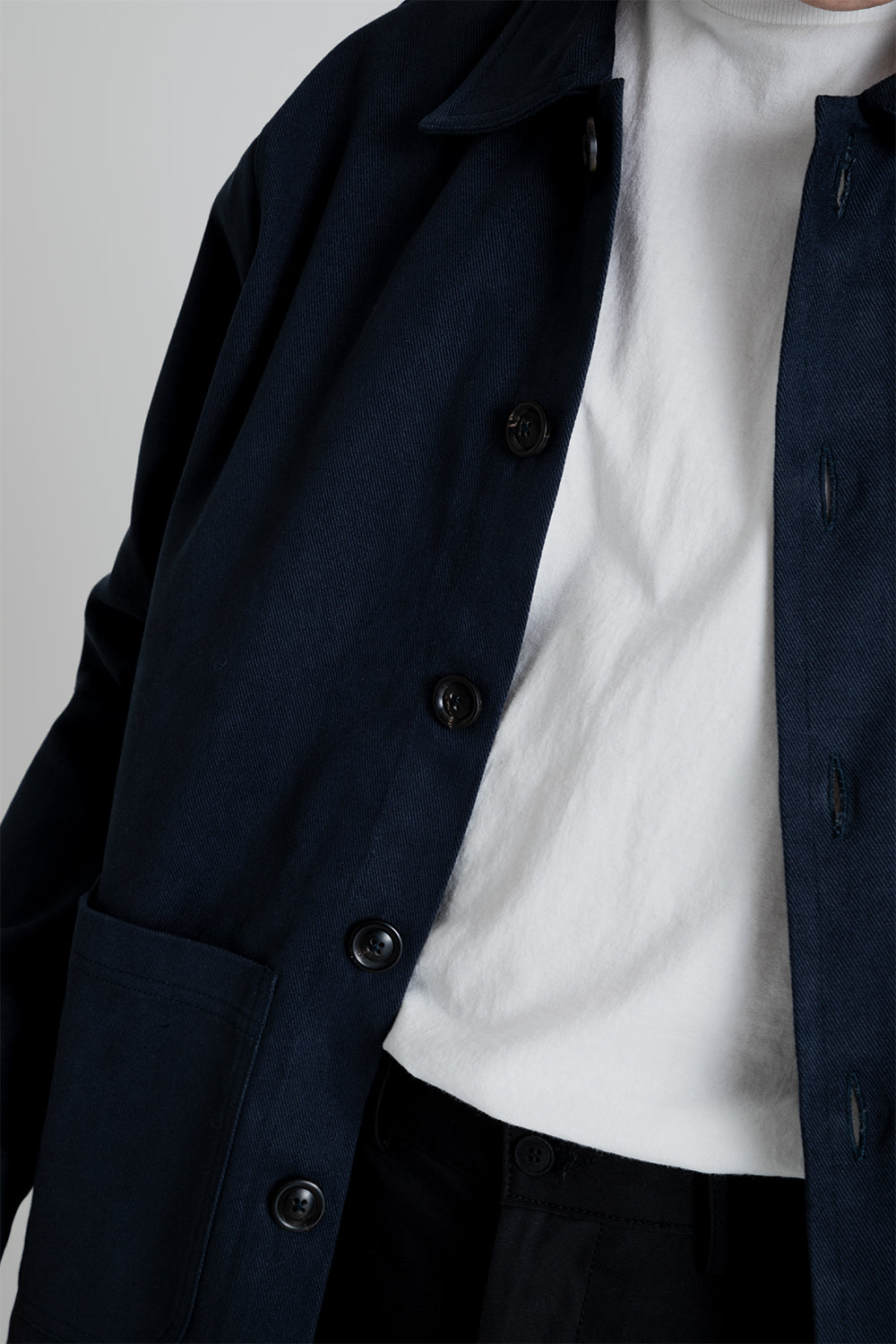 Schnayderman's Overshirt Chore Twill in Darky Navy