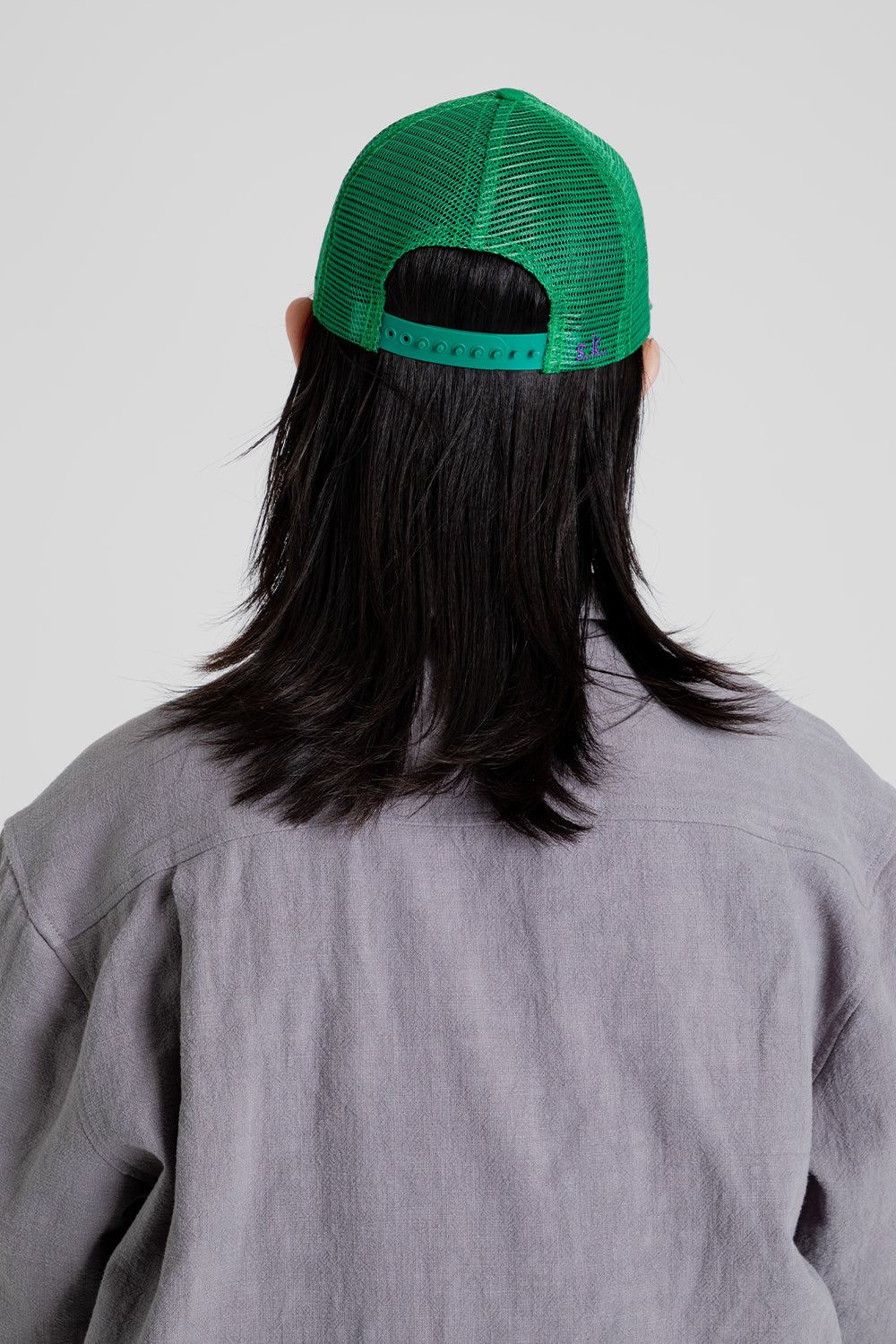S.K Manor Hill Mesh Hat Green in Green Mesh