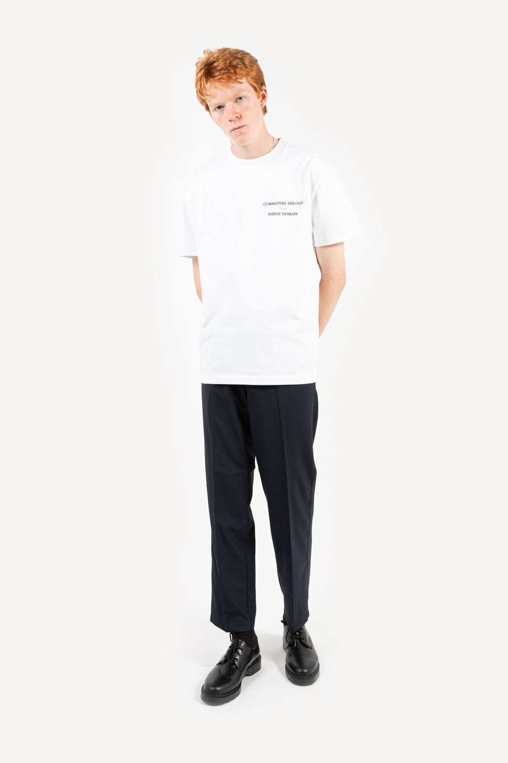 soulland commuters trilogy t-shirt in white