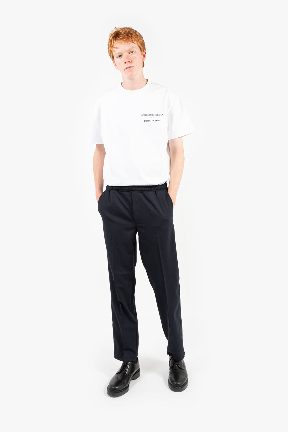 soulland commuters trilogy t-shirt in white