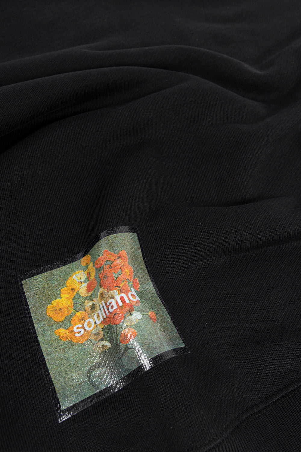 soulland stilleben sweatshirt in black