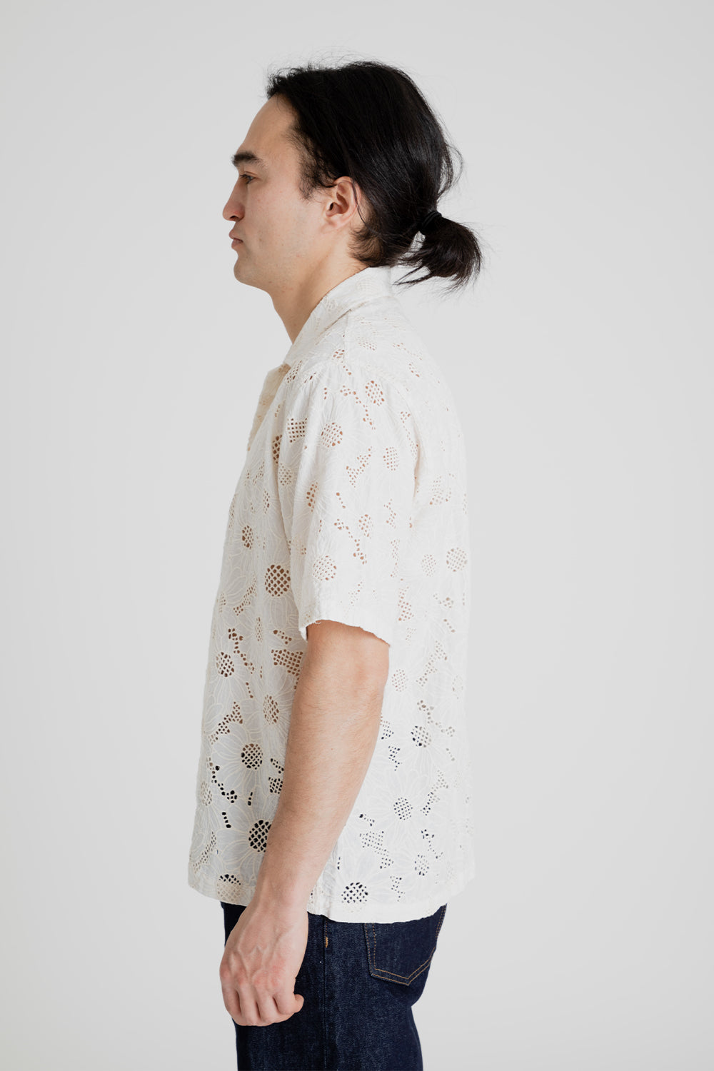 Sunflower Cayo Short Sleeve Shirt in White