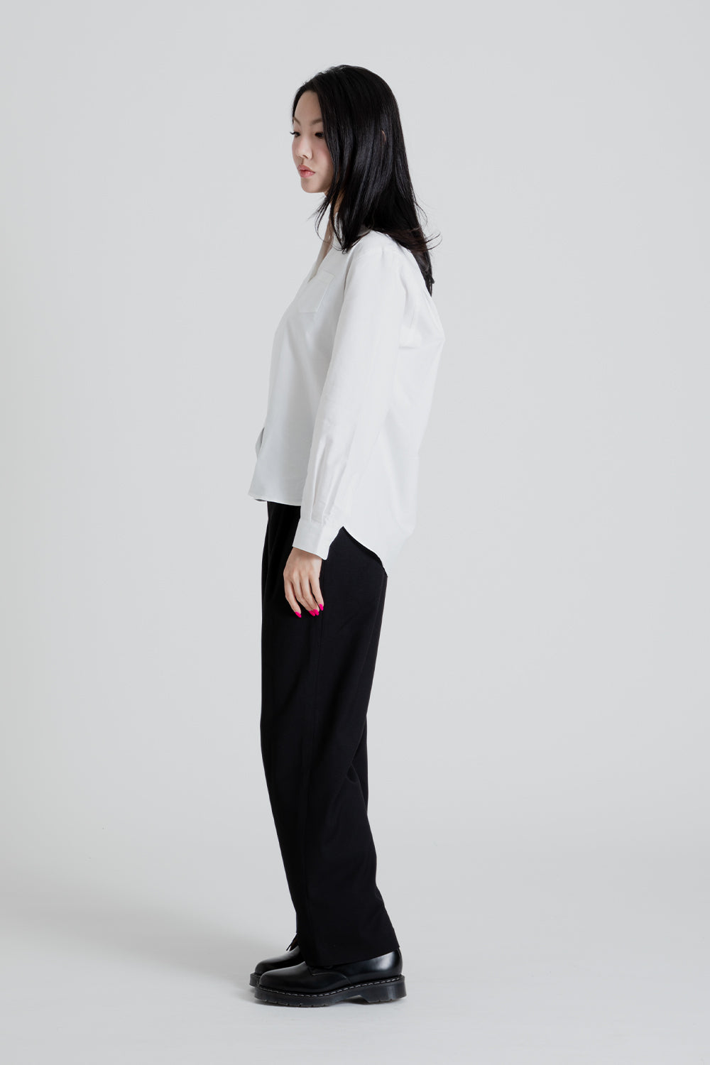 Uniform Bridge Women's Oxford BD Shirt in White