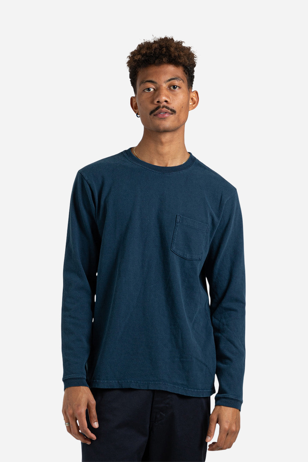VELVA_SHEEN-Heavy-Oz-Pigment-Long-Sleeve-Pocket-Tee-Navy