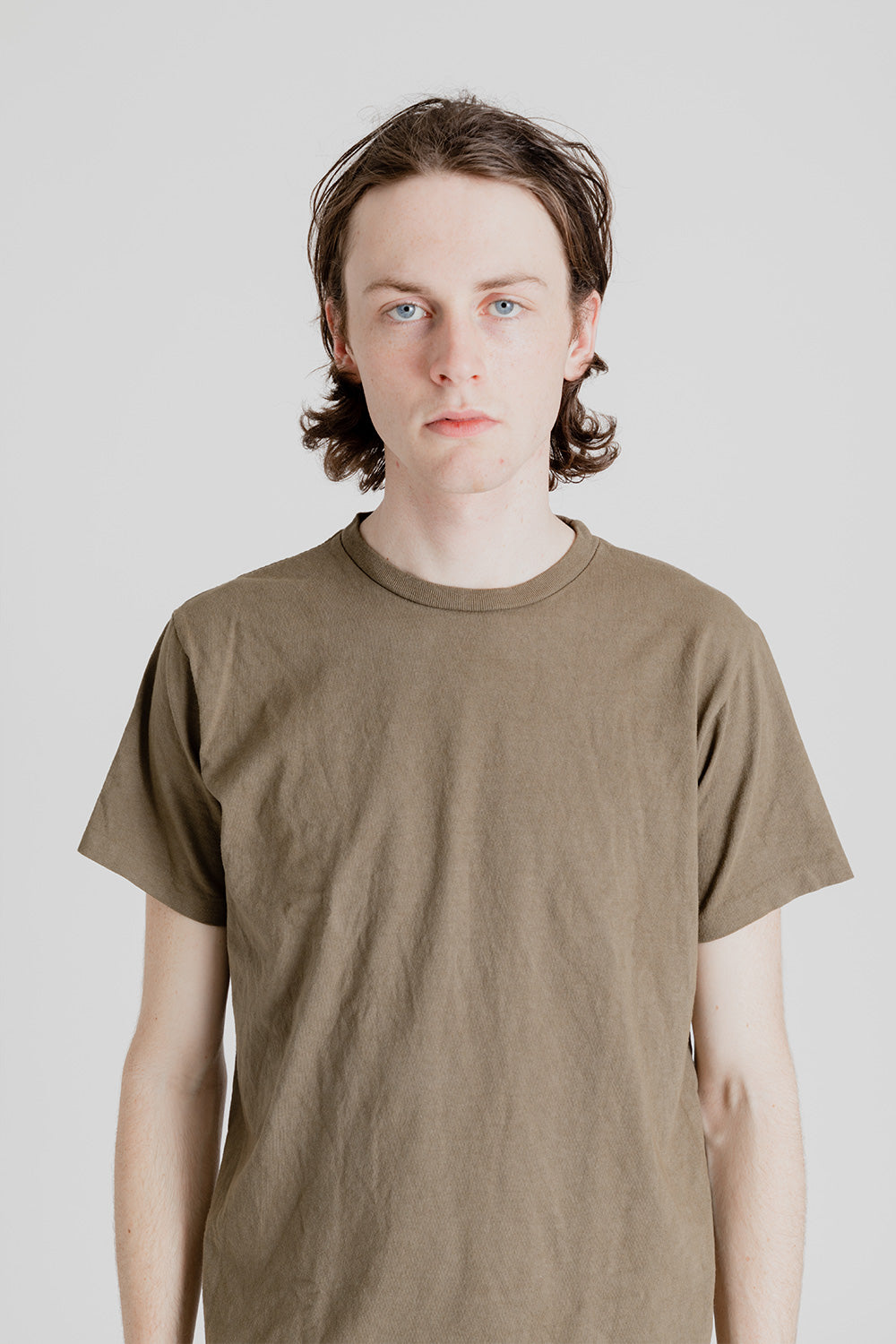 Velva Sheen 2 Pack Crewneck Tee in Olive