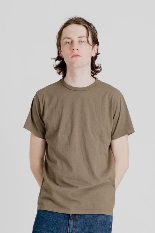 Velva Sheen 2 Pack Crewneck Tee in Olive