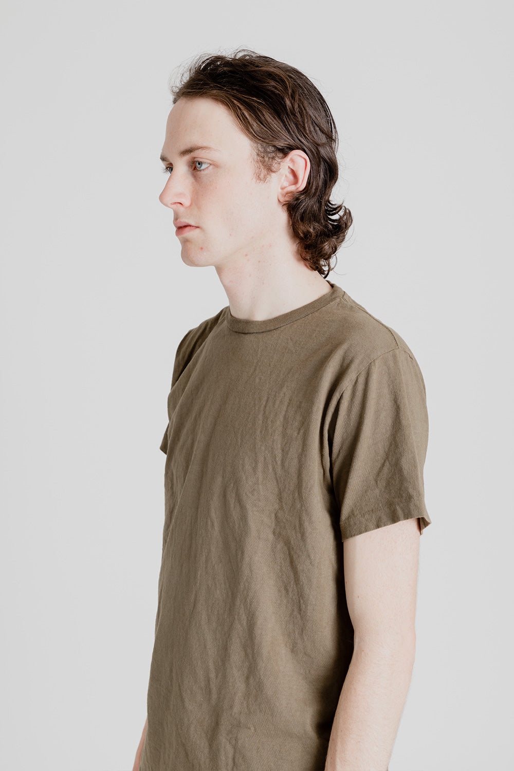 Velva Sheen 2 Pack Crewneck Tee in Olive