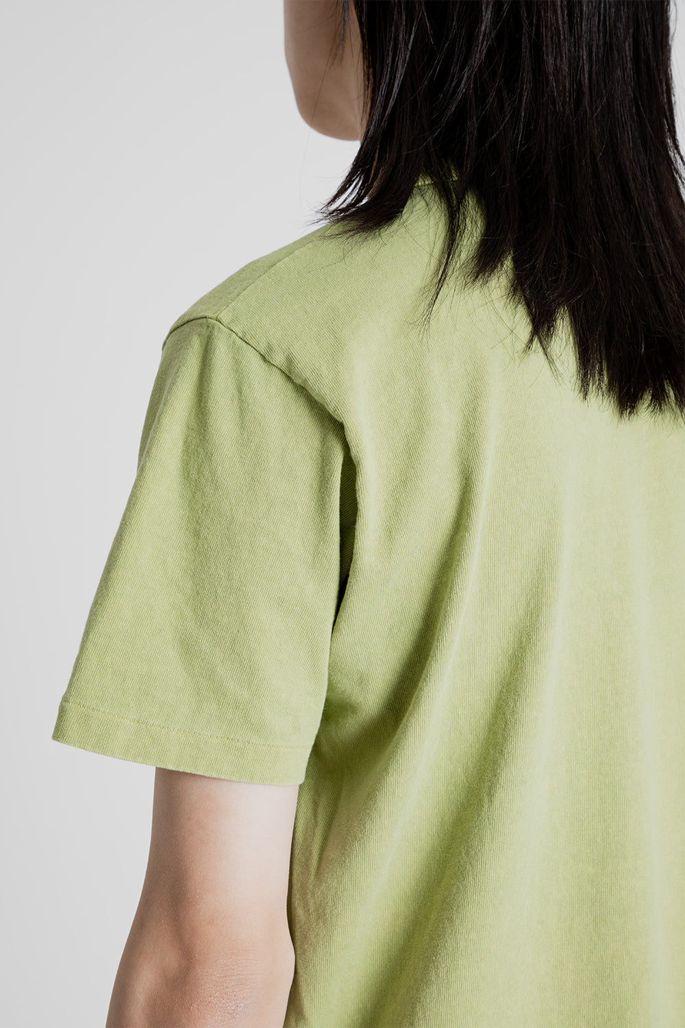 Velva Sheen Pigment Dyed Pocket Tee in V.Green