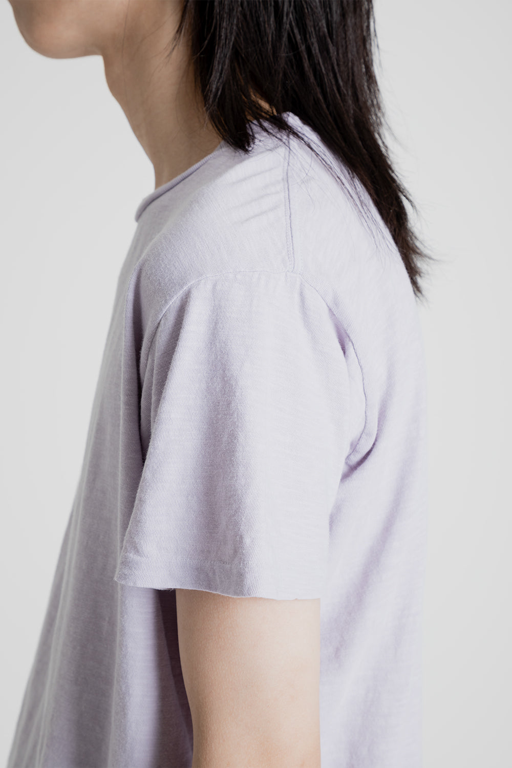 Velva Sheen Rolled Regular Short Sleeve Tee in Orchid