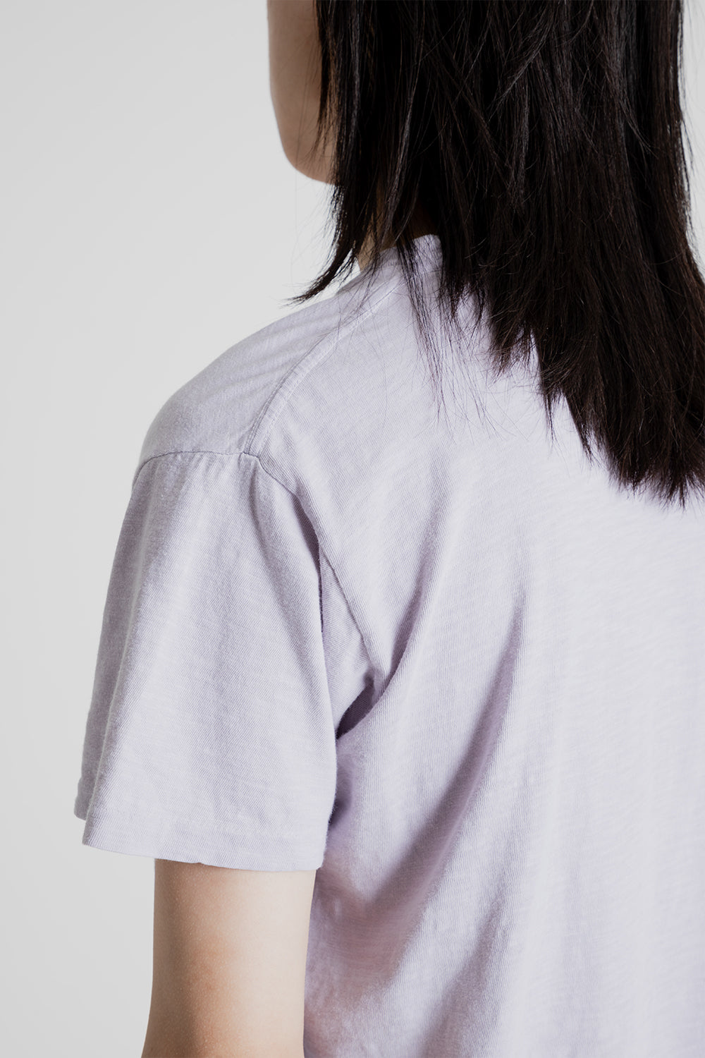 Velva Sheen Rolled Regular Short Sleeve Tee in Orchid