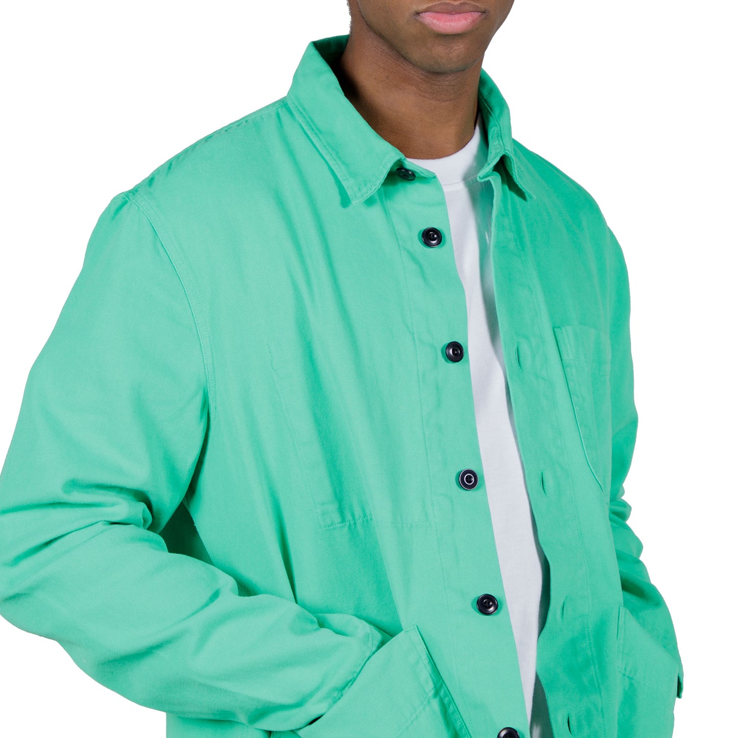 Albam Foundry Shirt in Bright Green