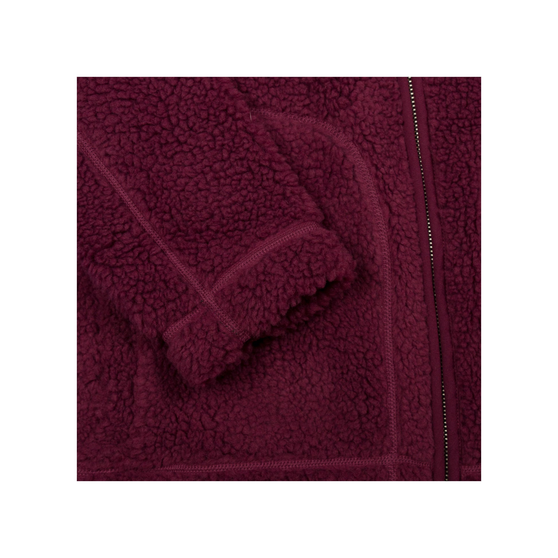 Albam Fleece Zip Through Raspberry - Wallace Mercantile Shop