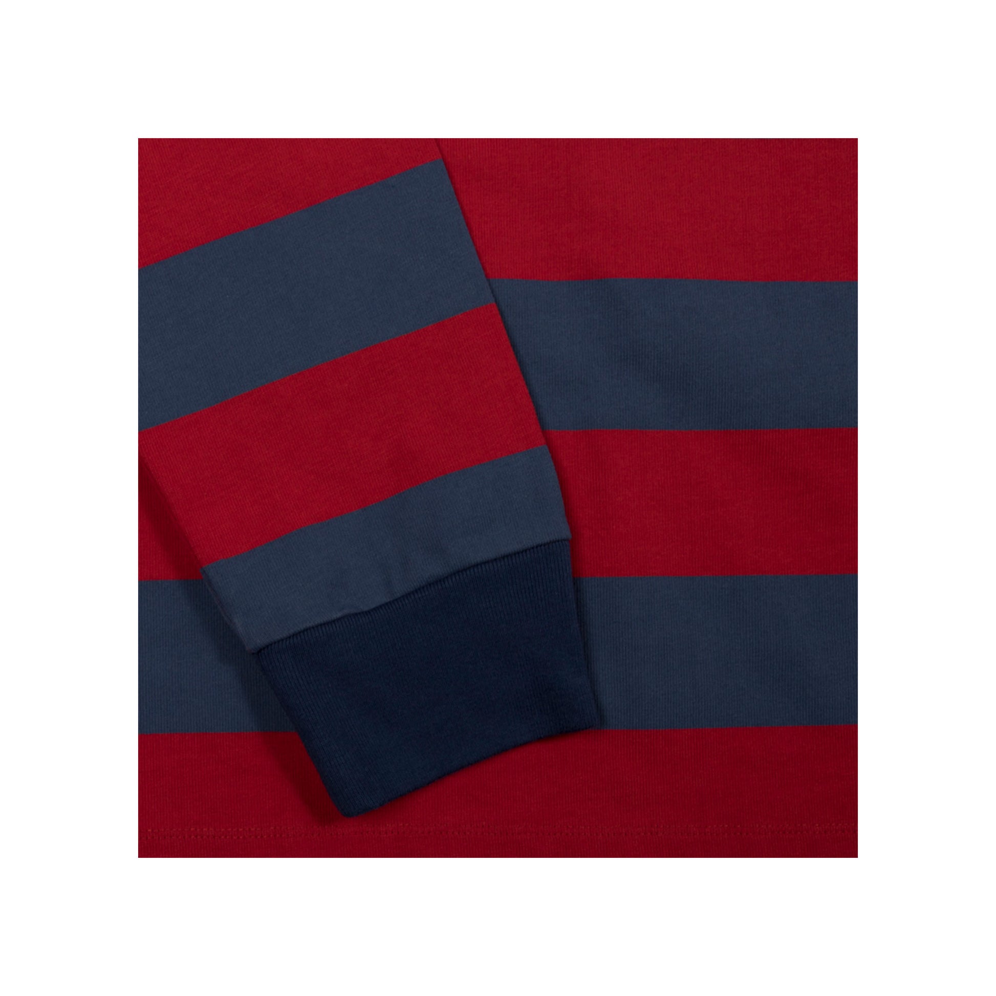 Raglan Striped Sweatshirt - Red/Navy - Wallace Mercantile Shop