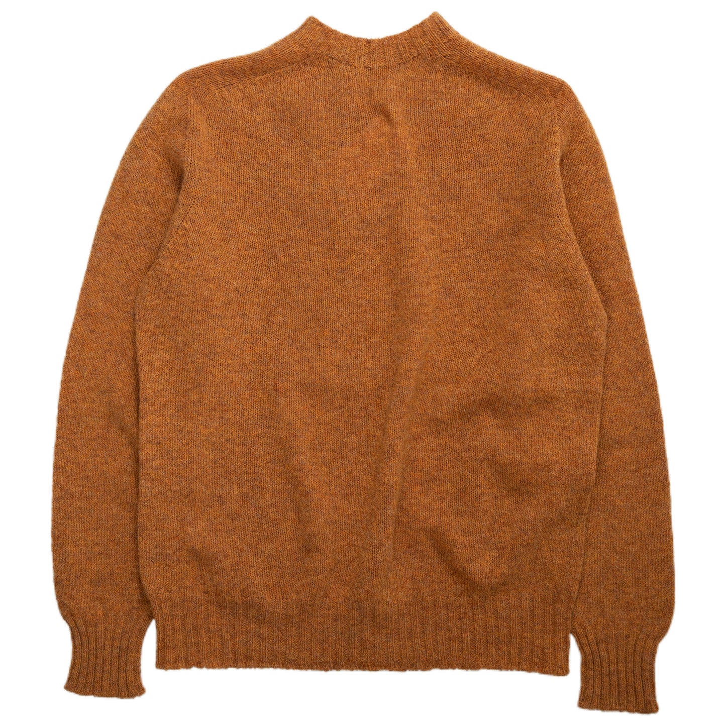 Albam Seamless Raglan Shetland Sweater Sweatshirt Rust