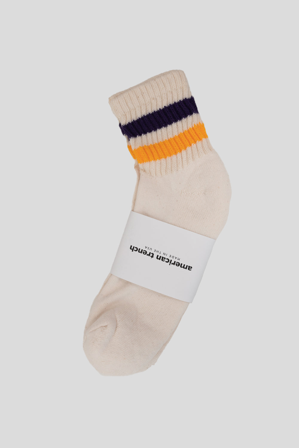 american-trench-retro-stripe-quarter-crew-gold-purple