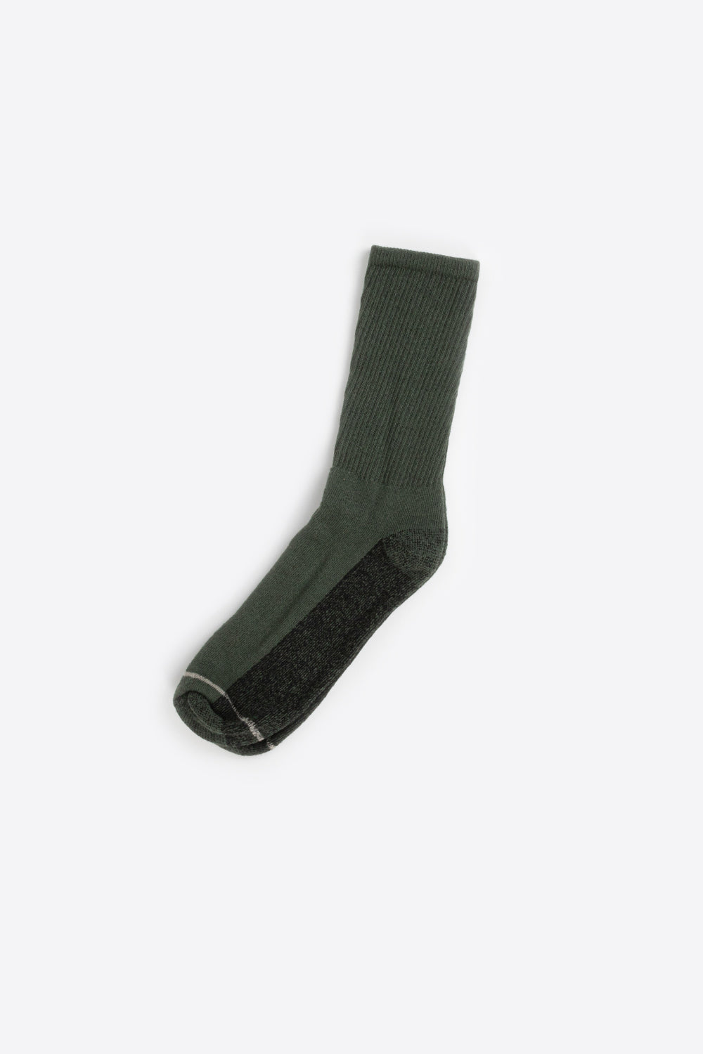 american trench silver crew vintage green