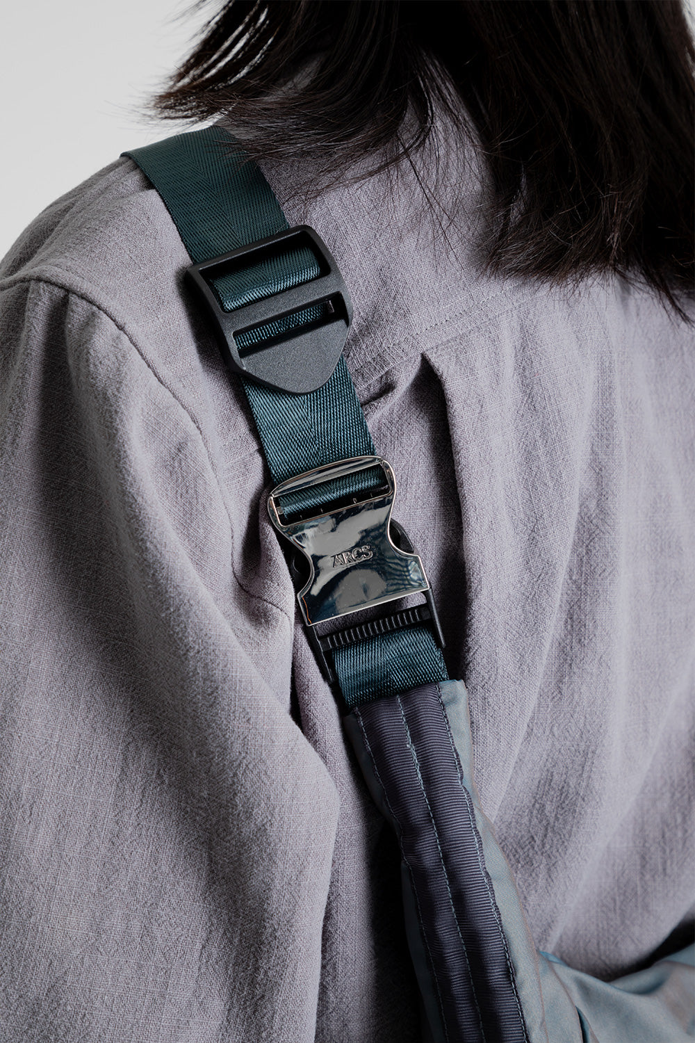 Arcs Sling Bag in Sea