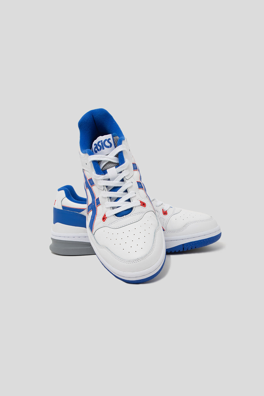 Asics EX89 Shoe in White and Illusion Blue