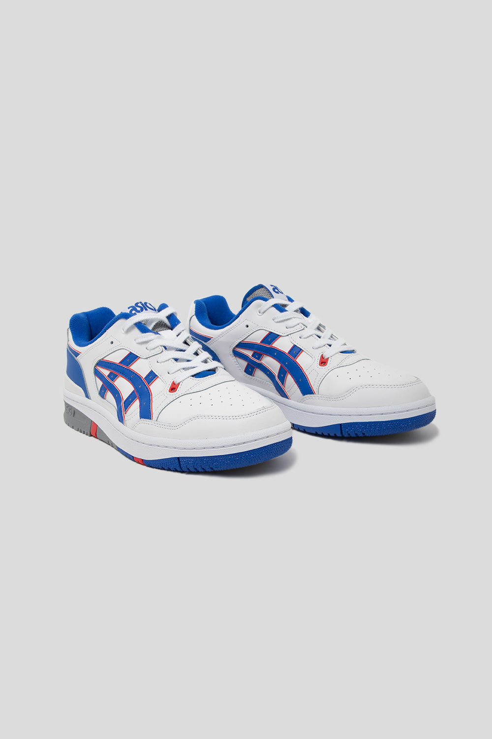 Asics EX89 Shoe in White and Illusion Blue
