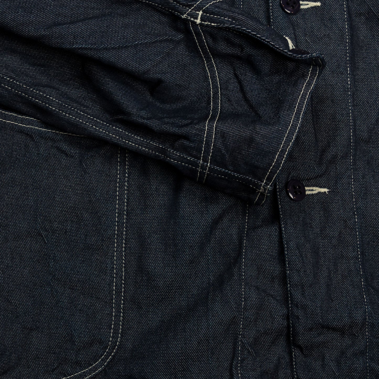 Industrial Coverall Jacket - Denim - Wallace Mercantile Shop