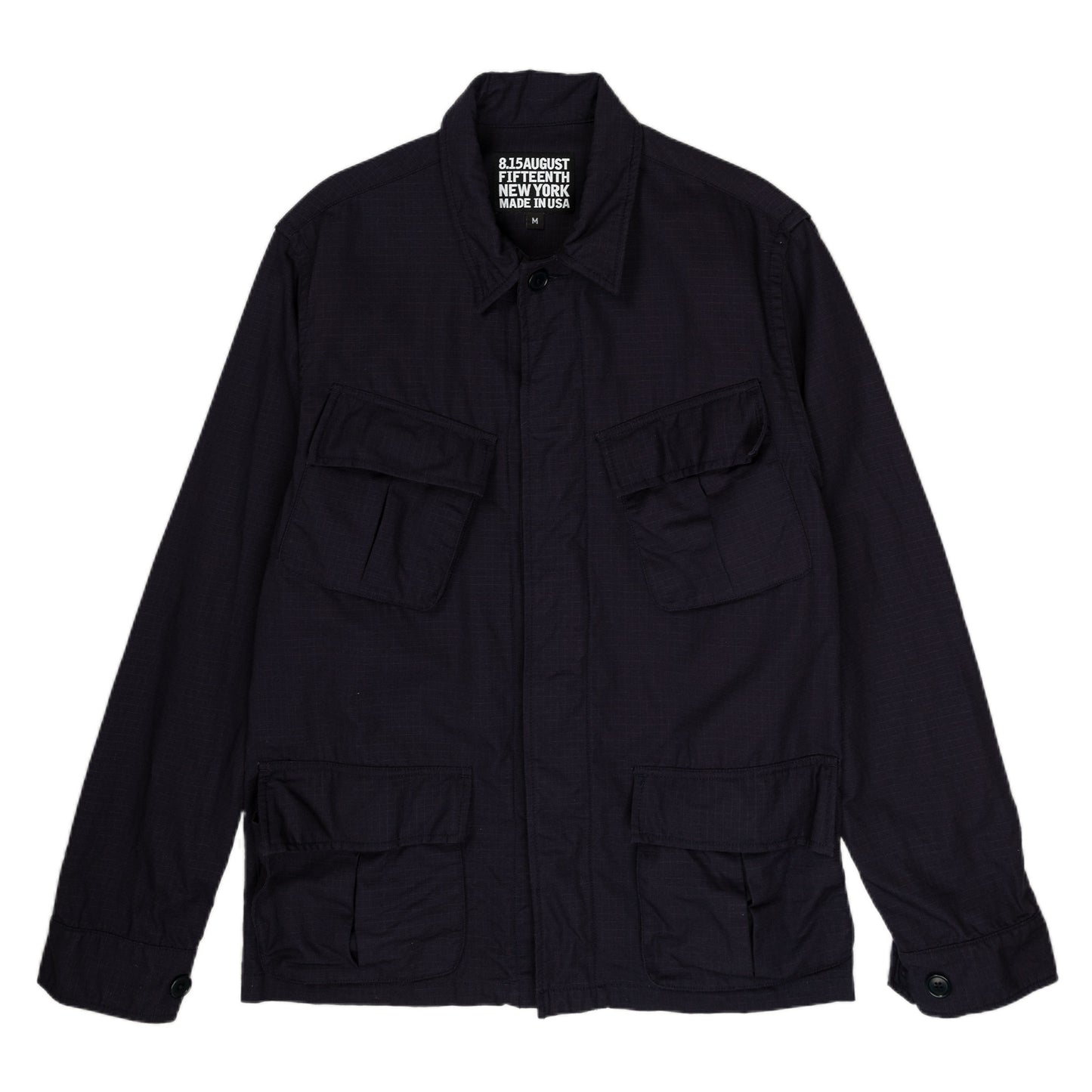 August Fifteenth Ripstop Jungle Jacket in Navy