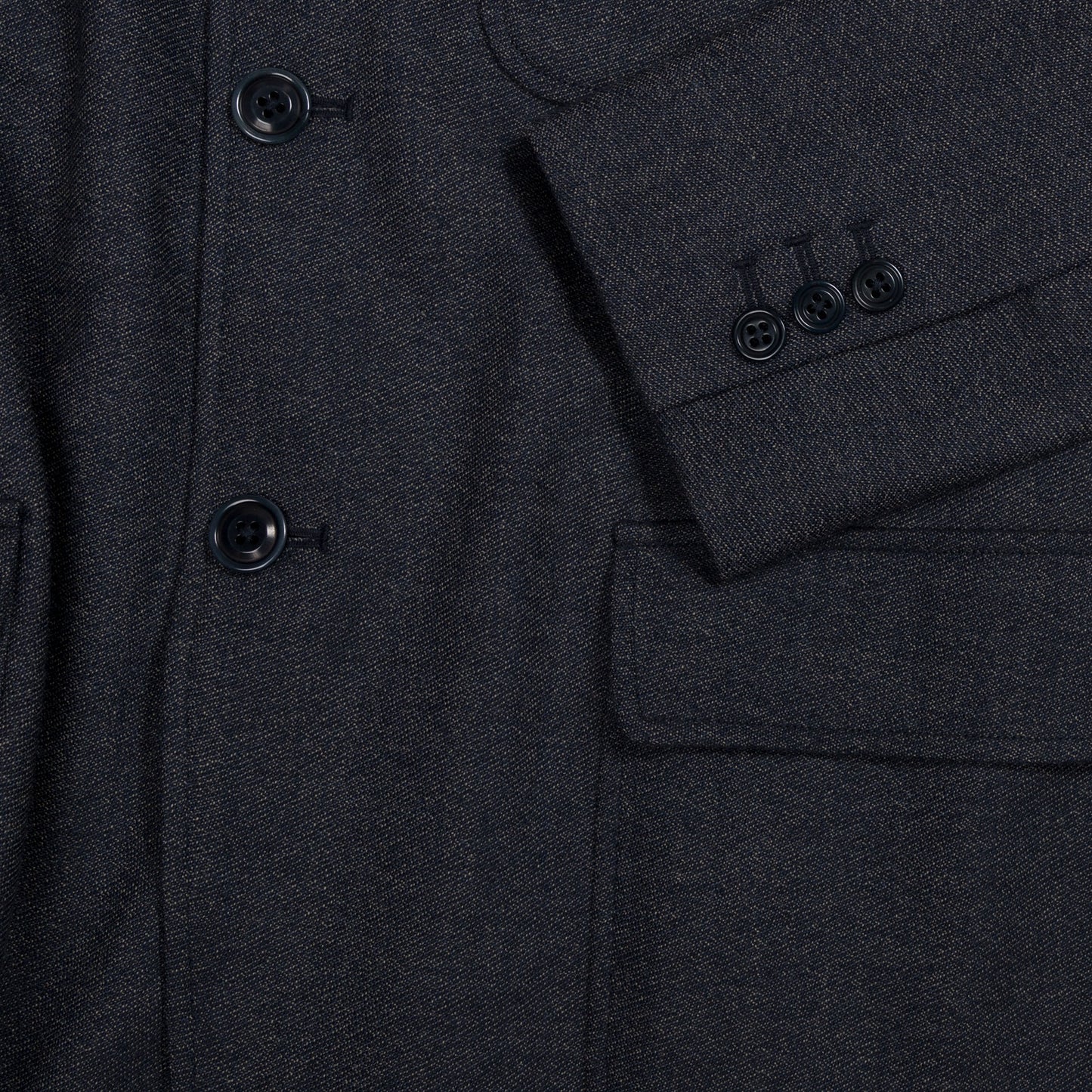 Fitted Sport Coat - Navy Salt and Pepper - Wallace Mercantile Shop