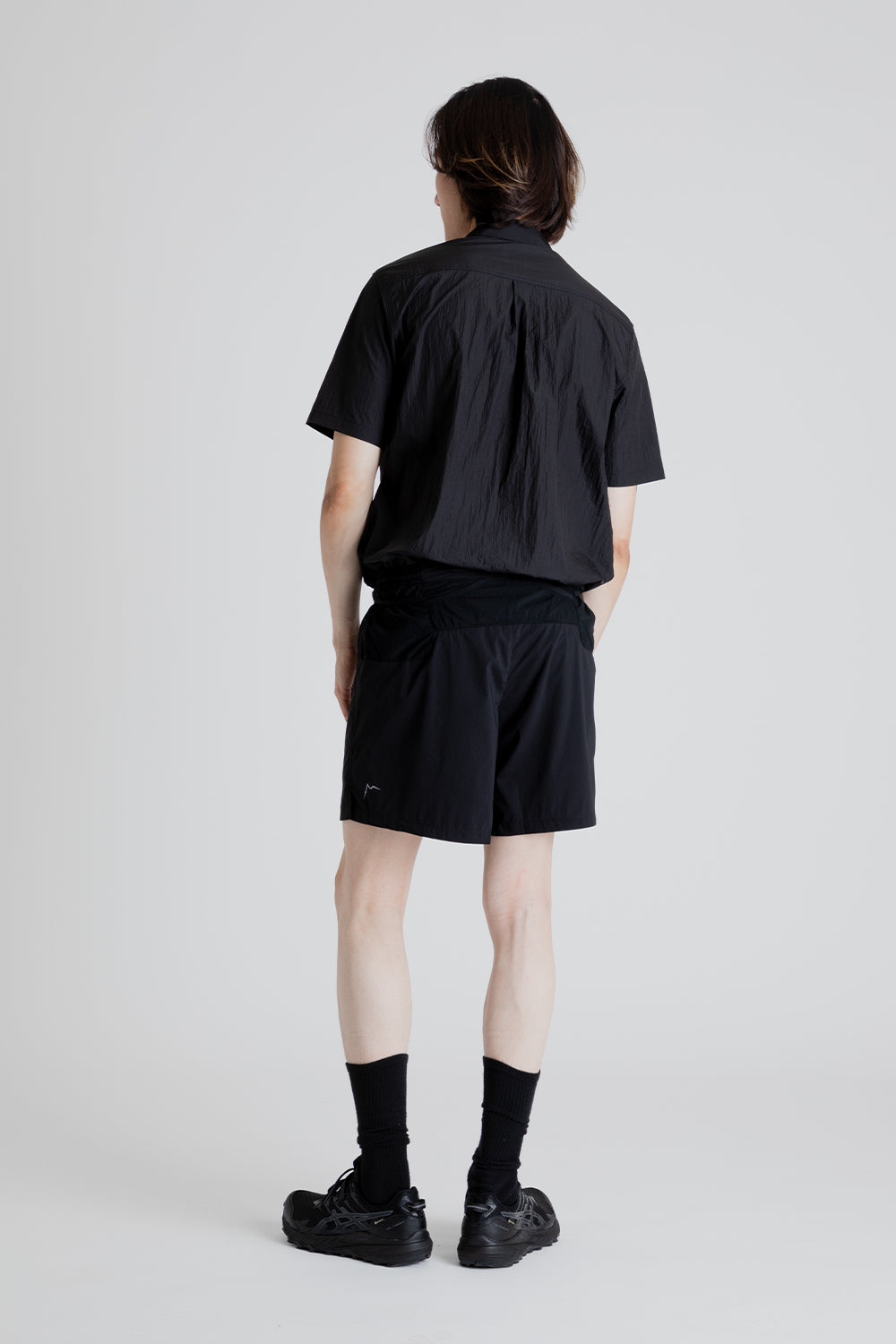 CAYL Nylon Trail Shorts in Black
