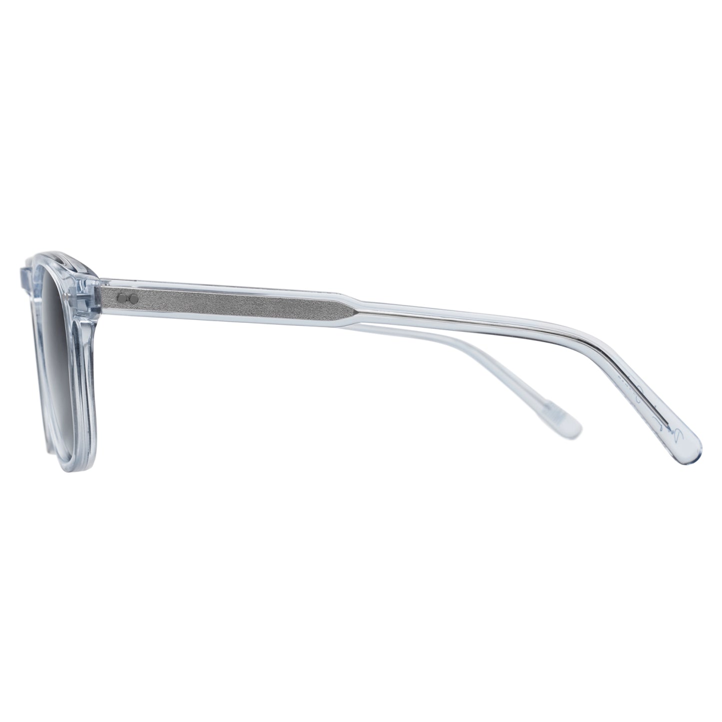 Chimi 001 Litchi Black Eyewear Transparent Side